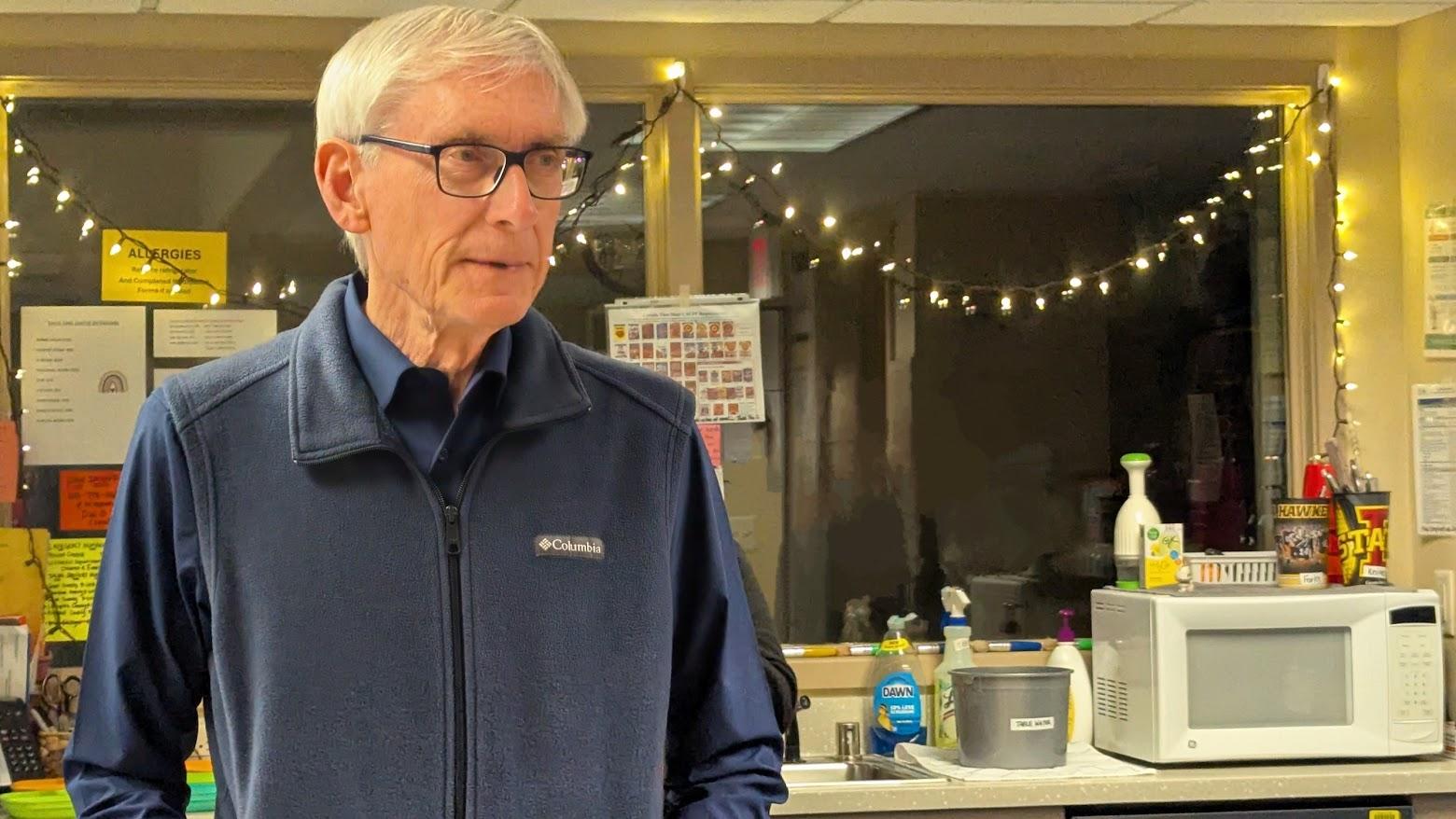 Evers promotes funding program for child care providers during statewide tour