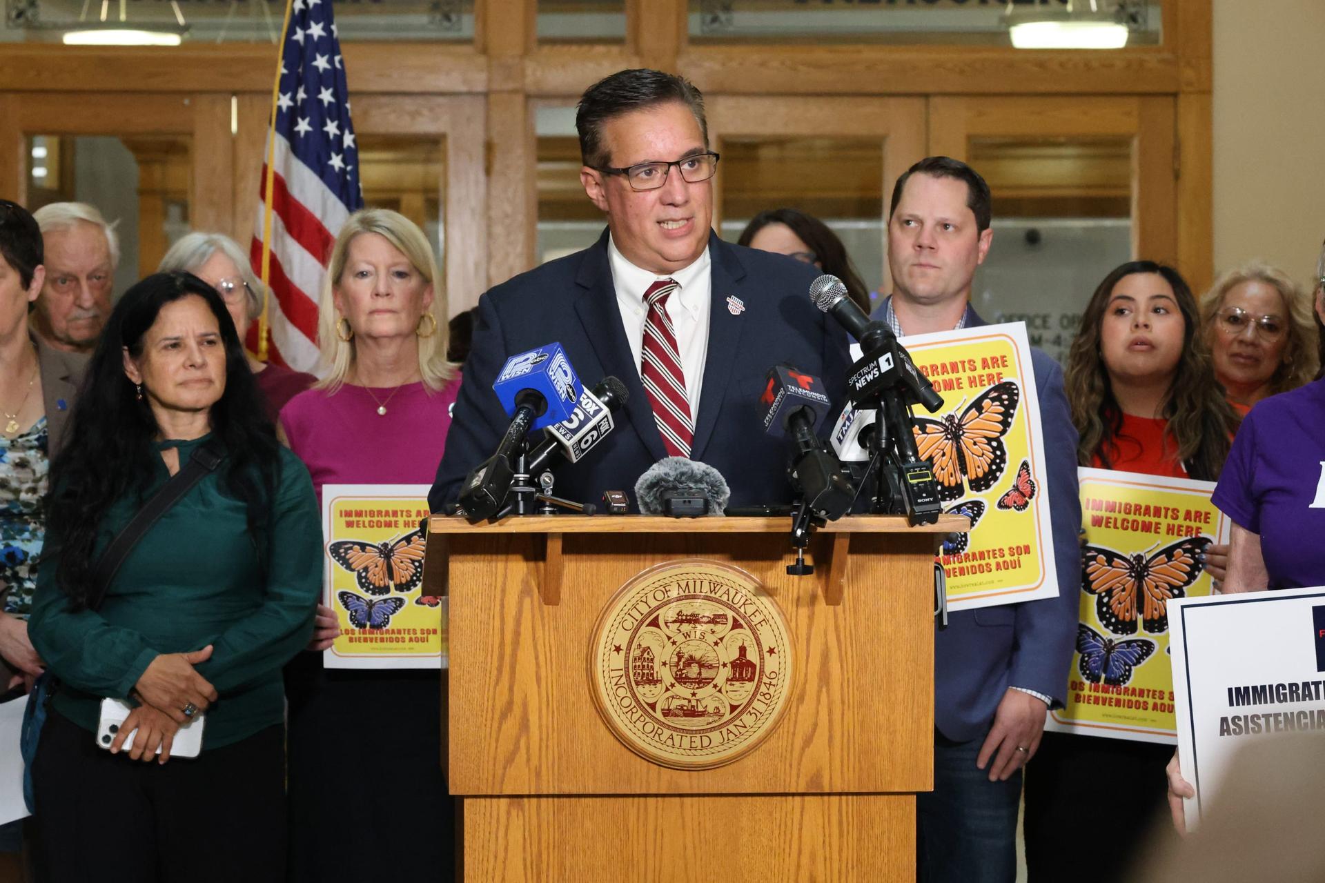 Community leaders condemn ICE raids