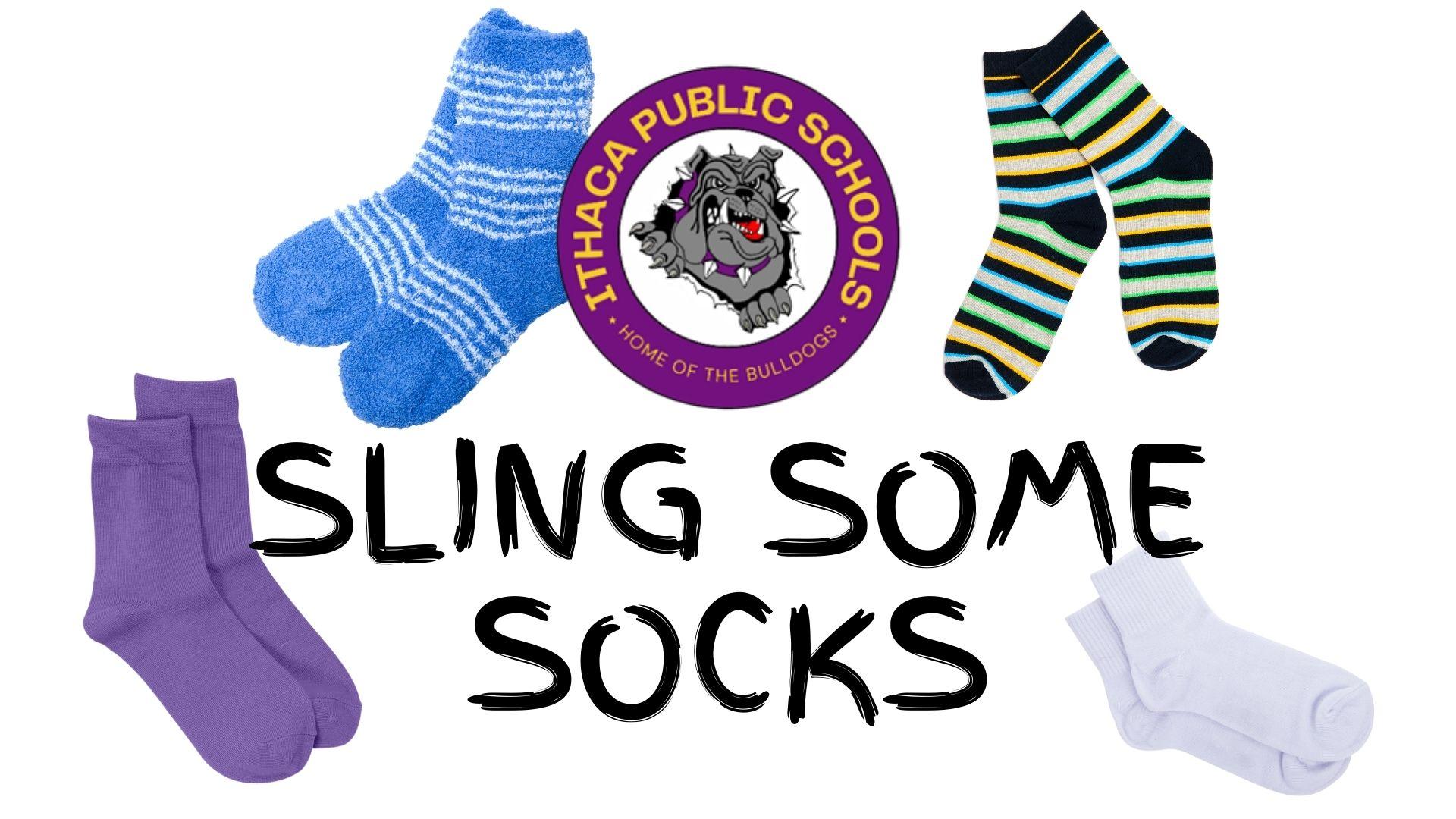 Ithaca to “Sling Some Socks” for charity