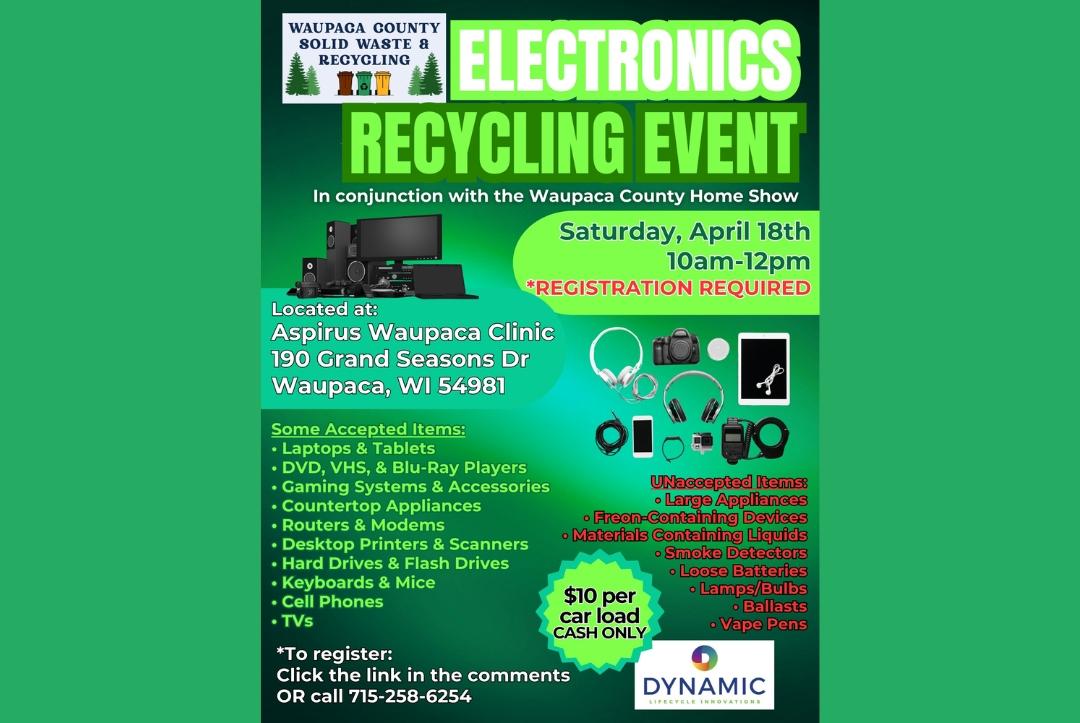 Waupaca County: Recycle Your Electronics